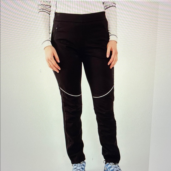 Swix Pants - Black Reflective-Trim Track Joggers